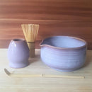 Matcha garde houder lavender field - Ella Gutman ceramics