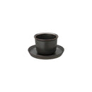 LT kop en schotel 160 ml zwart