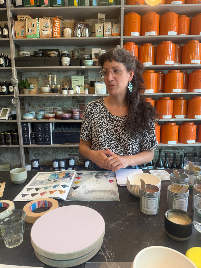 Paint your own matcha bowl