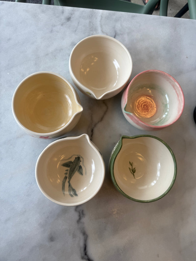 Paint your own matcha bowl