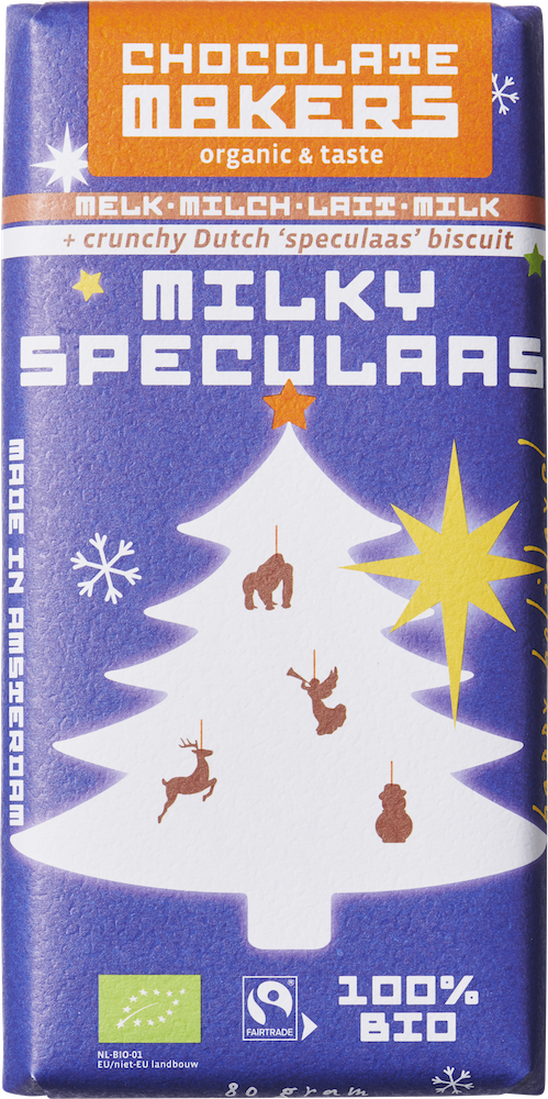 Kerst Milky Speculaas Melk - speculaaskoekjes