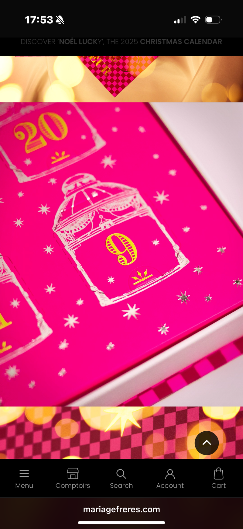 Mariage Frères adventskalender -  Noël Lucky 2025