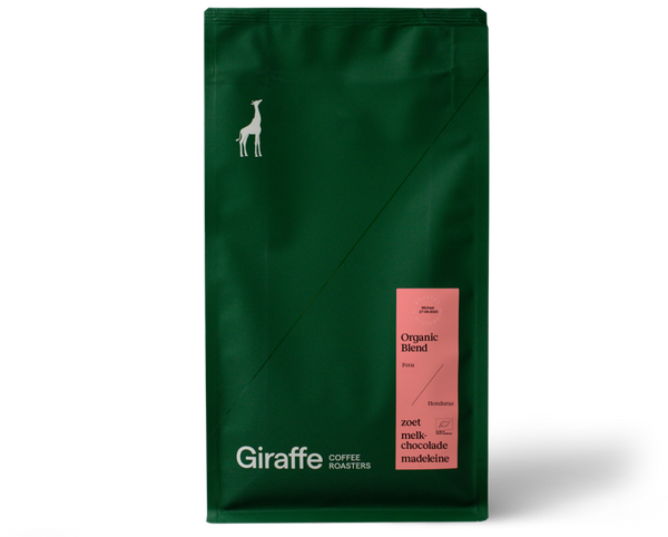 Koffiebonen Organic Blend 350 gr Giraffe Coffee Roasters