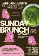 Re-launch Matcha Brunch - Croissant & Matcha!