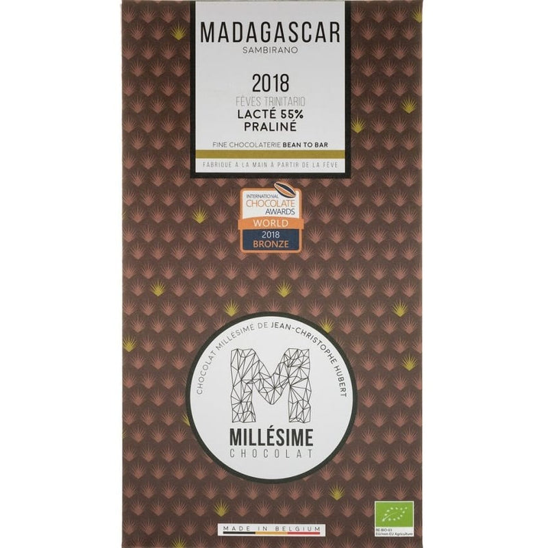 Millésime Madagascar melk praliné 55%