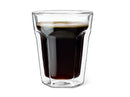Dubbelwandig glas koffie 220 ml- set 2 st