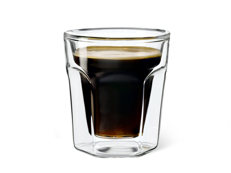 Dubbelwandig glas espresso 100 ml - set 2 st