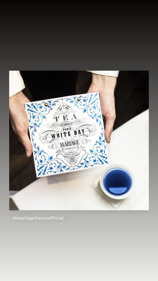 Paris White Day Thé Blue 50 gr - blauwe oolong thee