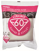 Hario V60 koffie filters 01- 100 stuks